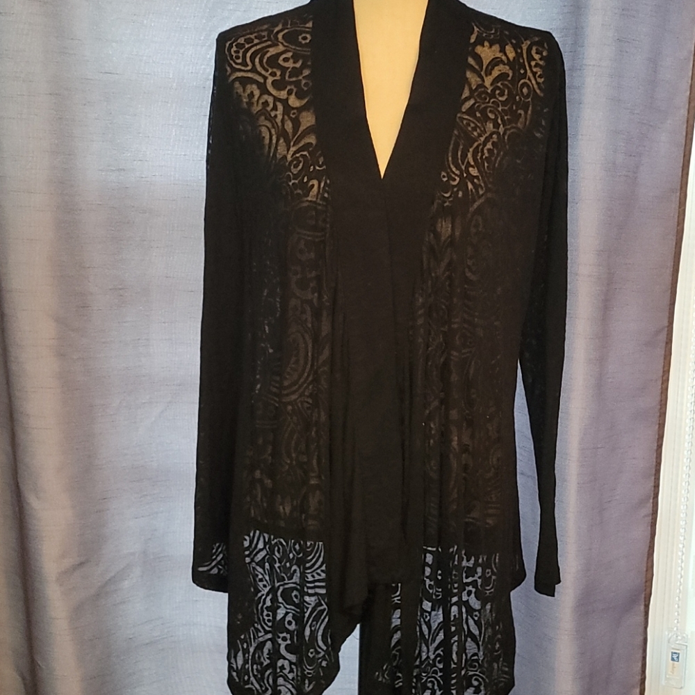 Women's  black cover up  blouse
